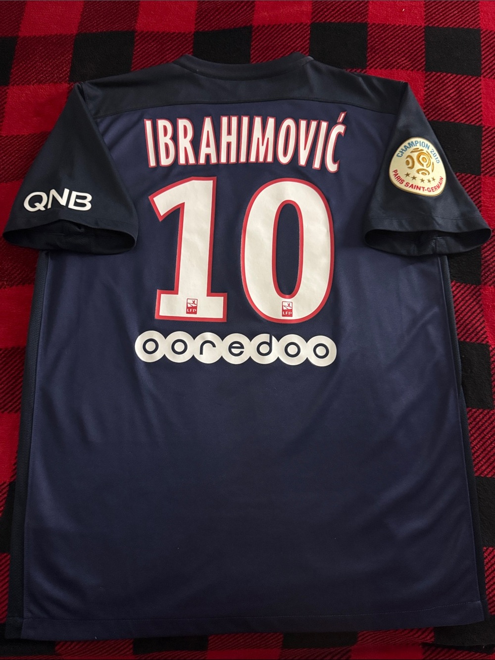 VINTAGE Paris Saint-Germain (PSG) #10 Zlatan Ibrahimovic 2015-16 Nike Home Kit